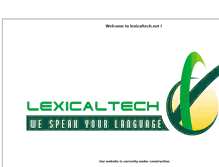 Tablet Screenshot of lexicaltech.net